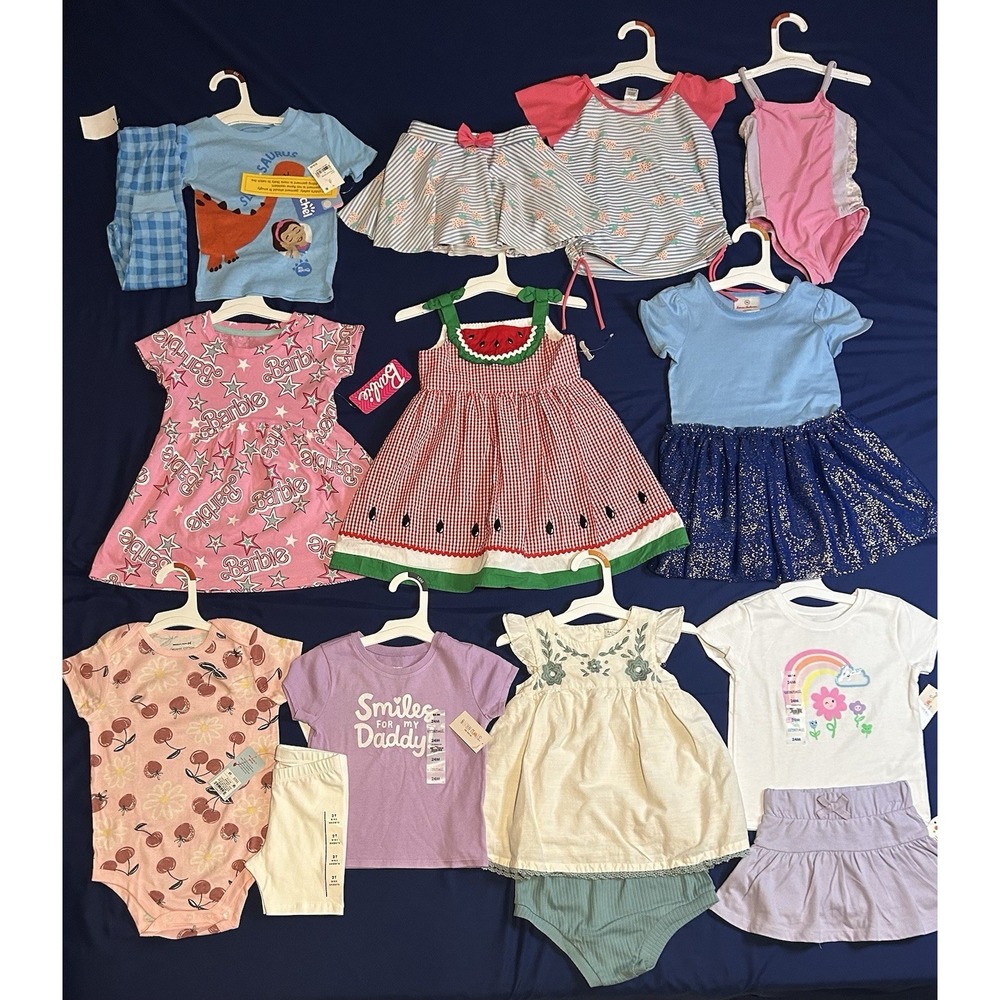 Huge Lot Baby Girls Clothes 24 Months 2T NEW &EUC Dress Boutique Hannah Anderson